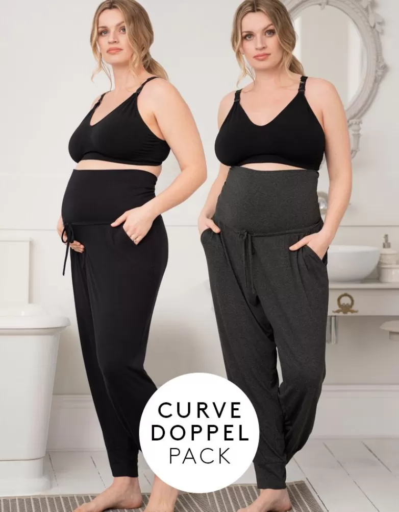 Seraphine Curve Umstands-Loungehosen - Doppelpack |