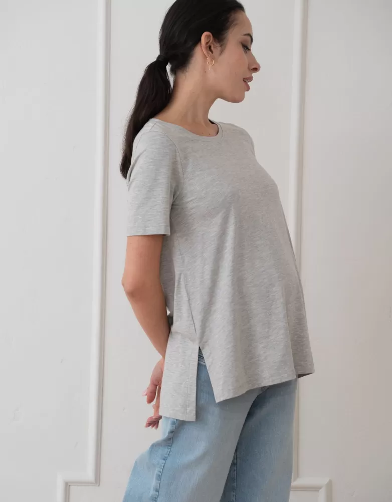 Seraphine Kurzärmeliges Jersey-Umstands-T-Shirt |