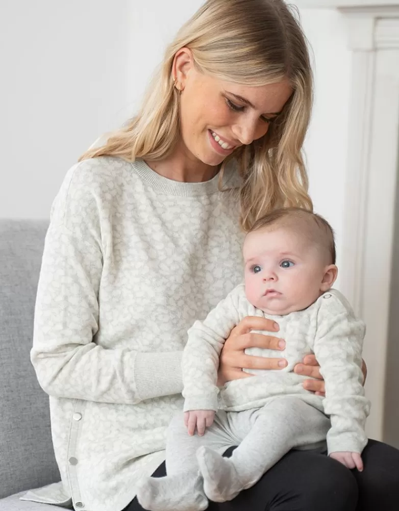 Seraphine Mama & Mini Animal Print Baumwollpullover   |