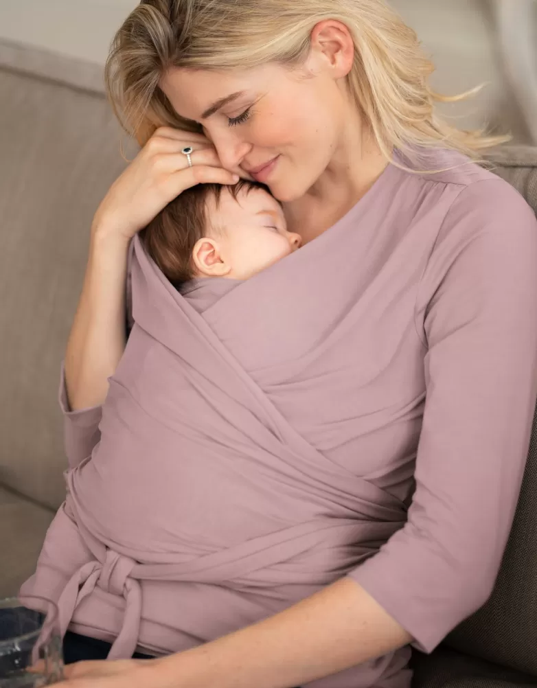 Seraphine Mauve Skin to Skin Top aus Baumwolle 3/4 Ärmel |