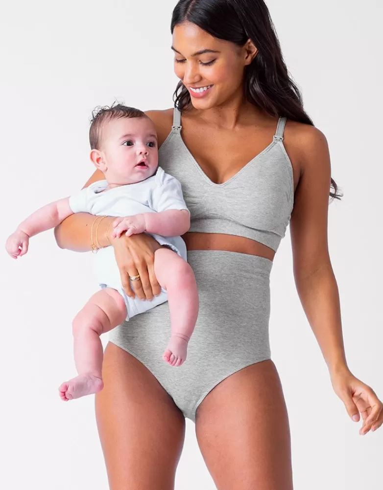Seraphine Postnatale Formende Slips – Doppelpack Grau & Rosé |